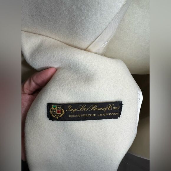 Christian Dior vintage 80’s- 90’s lambswool cream coat - Picture 7 of 12